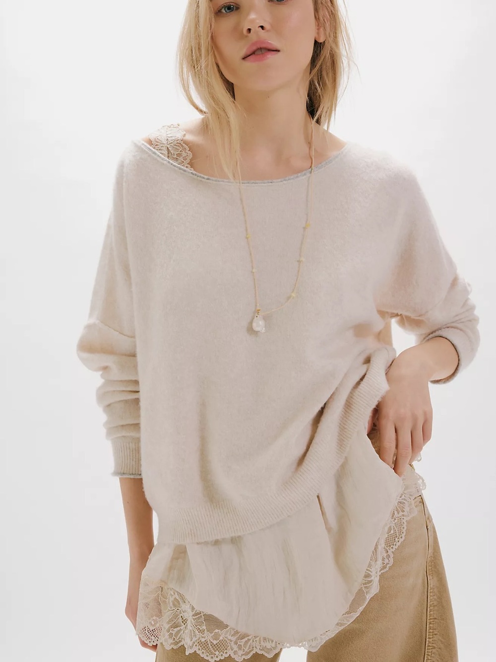 Free People See Me SoftSpun Pullover